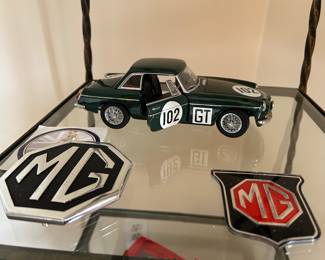 Model Cars and MG Signage