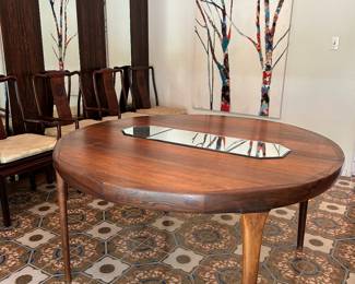 MCM 4 - 12 person Rosewood Dining Table