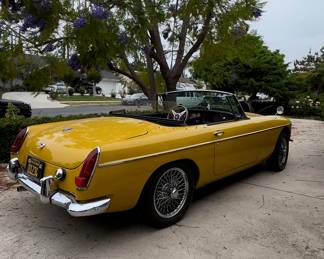 1969 MGB Roadster, 85,000 Miles, VIN: GHN4U182515G, Registered thru July 2025