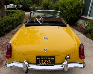 1969 MGB Roadster, 85,000 Miles, VIN: GHN4U182515G, Registered thru July 2025
