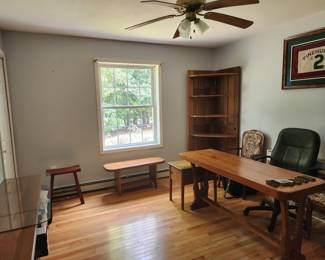 Various wood furniture items