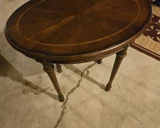 Circular side table