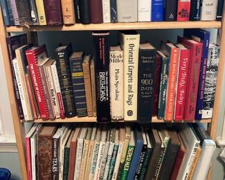 bookcase of books