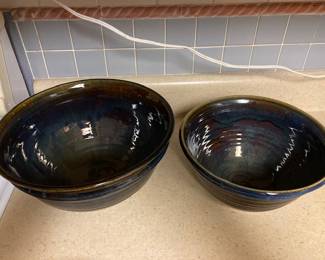 studio pottery bowls
