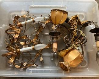 2 pair of sconces