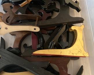 wooden stands