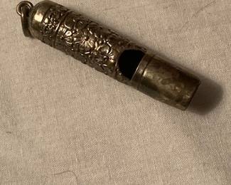 sterling whistle charm