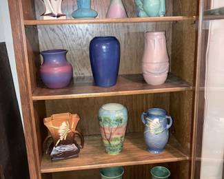 Art pottery, Van Briggle, Roseville, McCoy and more