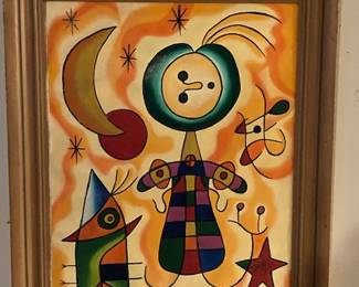 Cuban artist, oil painting