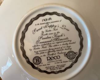 Complete Set of 10 'Welcome Home' Collector Plates by Glenna Kurz 
