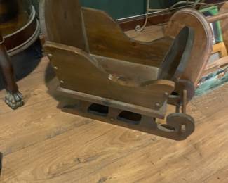 Vintage Wooden Sleigh
