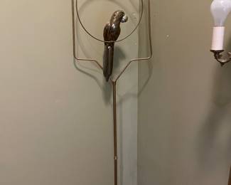 Vintage Sergio Bustamante Style Brass Copper Parrot Sculpture 