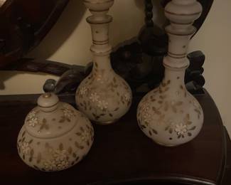 Vintage Barber/Perfume Bottles Decanters 