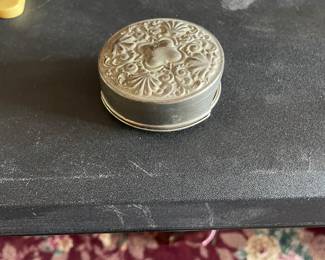 Antique Metal Collapsible Pocket Travel Drink Cup Pat Made in USA