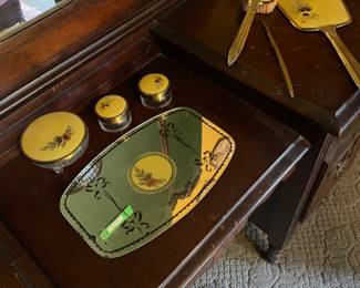 Vintage Hollywood Regency Vanity Set