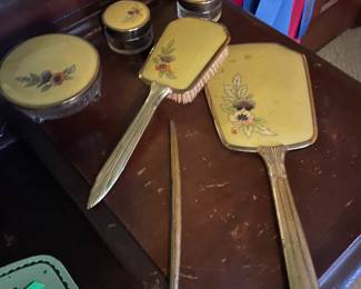 Vintage Hollywood Regency Vanity Set