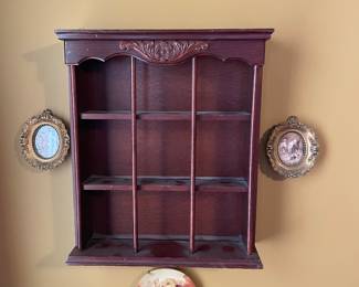 Maghanoy Wood Wall Display 3 Shelf