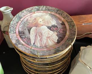 Bradford Exchange Donna Richardson Gardens Innocence Collector Plates - Set of 12- 