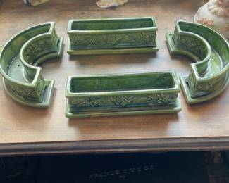  Ceramic Floral Table Planter - 4 Piece -