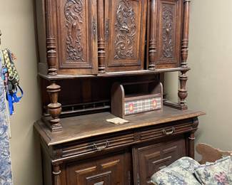 Antique French Renaissance Buffet Cabinet