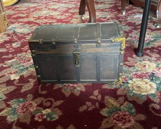 Vintage Wooden Trunk Chest