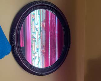 Vintage Oval Mirror 