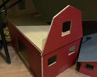Doll House Wood Horse Barn