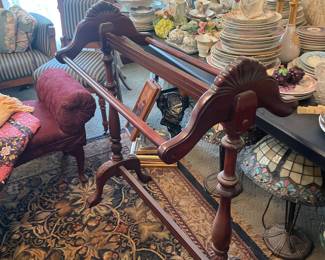 Vintage Wooden Quilt Rack