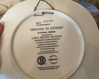 Bradford Exchange Renee McGinnis Collection of Plates