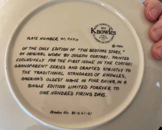 Csatari Grandparent Series of Plates: Bedtime Story