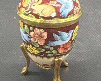 Halcyon Days Bonbonnieres Egg Trinket Box