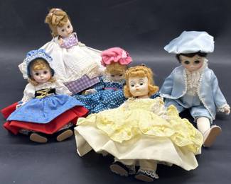 (5) Madame Alexander Collectable Dolls