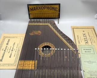 Antique Marxophone Keyboard Instrument Patent 1912