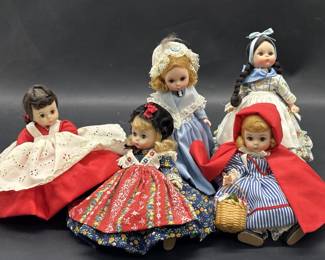(5) Madame Alexander Collectable Dolls