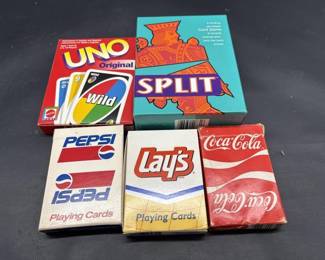 Pepsi, Lay's, & Coca-Cola Playing Card Sets