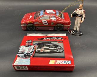 (3) NASCAR Dale Earnhardt: Action Figure, Ornament, Playing Cards