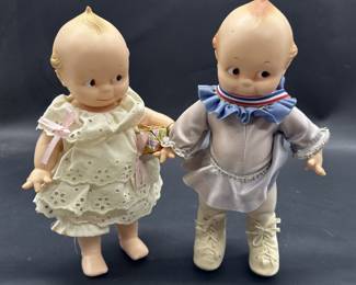 (2) Vintage Cameo Kewpie Dolls