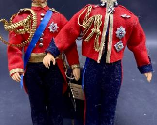 (2) Peggy Nisbet Costume Dolls: Prince Albert & King Charles