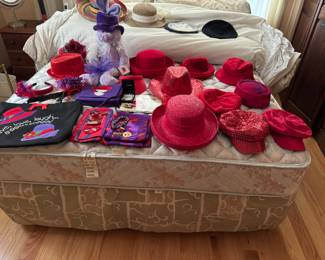 Red Hat Society hats