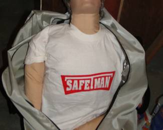 Safe Man Dummy (was used as a passenger in car)