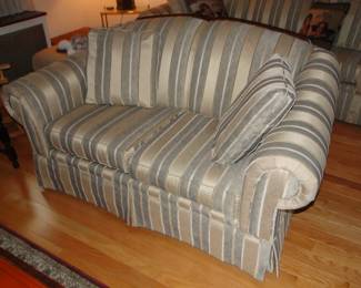 There are two loveseats
