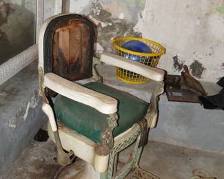 Very old barber chair needs tlc