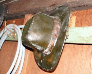 Vintage leather hat
