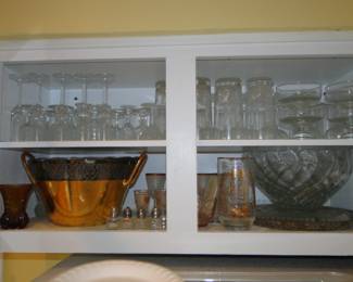 Vintage glassware