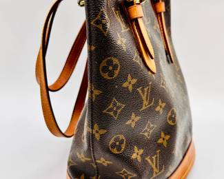 Louis Vuitton monogram petite bucket bag, authenticated by Entrupy