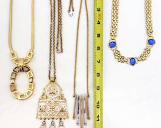 Fabulous necklaces from Trifari and designer Pauline Rader at our Winnetka estate sale
