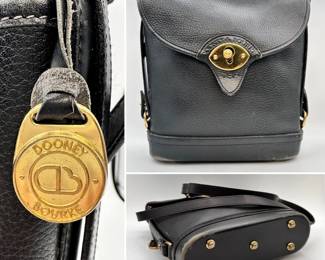 Dooney and Bourke black leather handbag