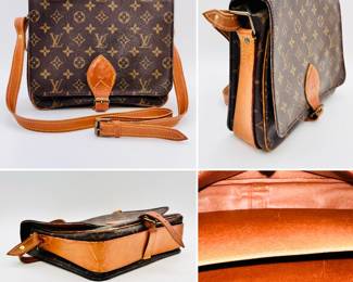 More views of the Louis Vuitton Monogram Cartouchiere crossbody bag