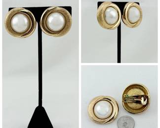 Vintage costume jewelry earrings from Chr. Dior