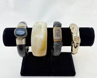 Big bracelets, bold bracelets, beautiful bevy of bangles